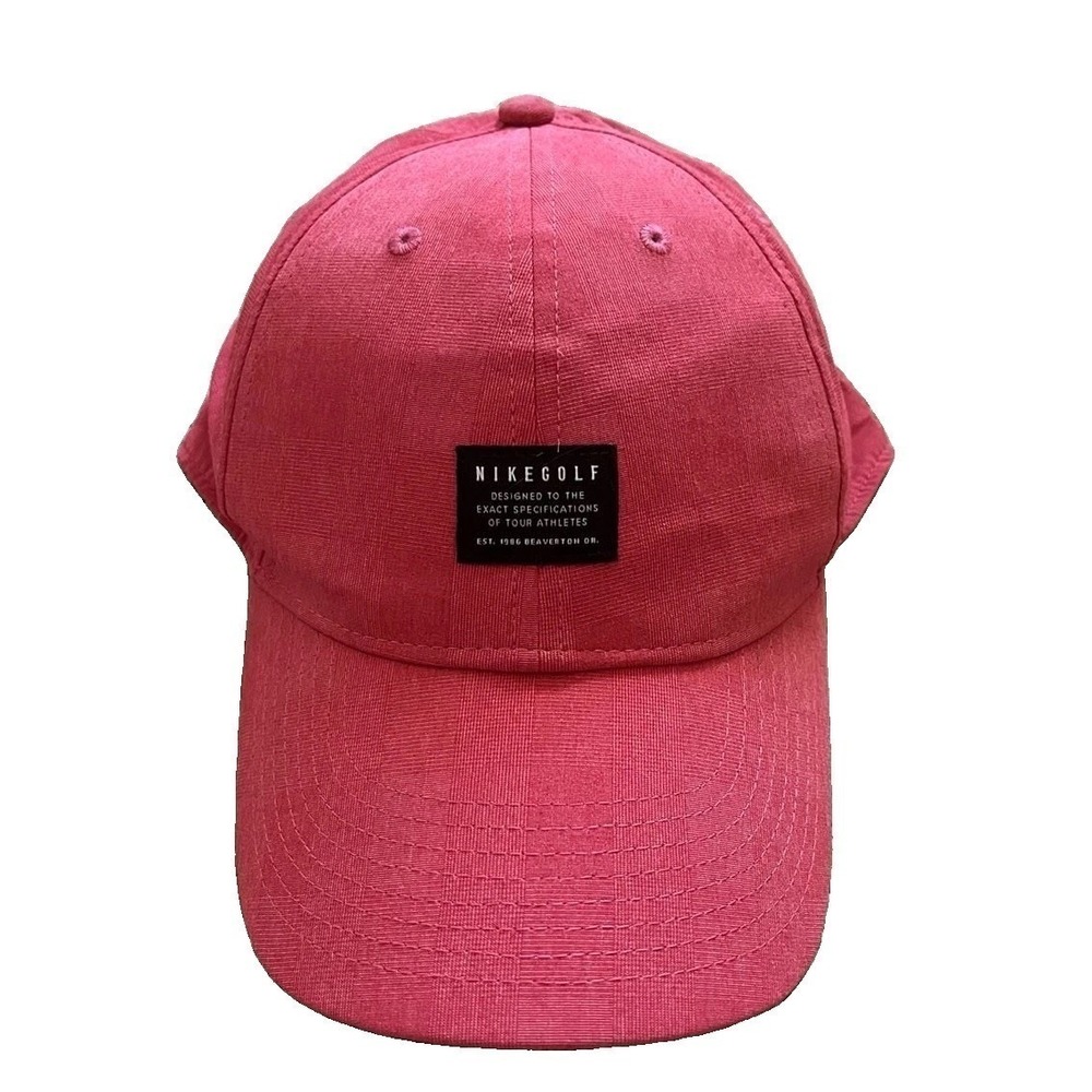 Nike Golf Legacy91 Dri-Fit Pink Strapback Adjustable Hat Cap Mens OSFM